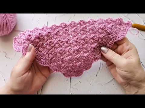 Видео: Узор для шали в технике интерлак