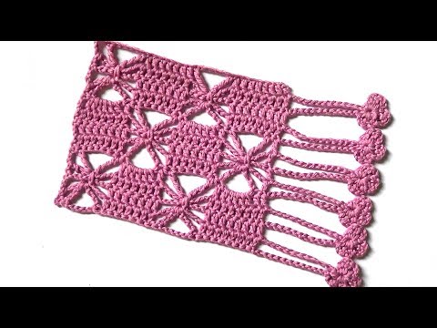 Видео: Узор Паучки и квадраты