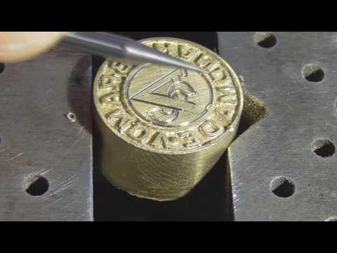 Видео: Штамп для тиснения на коже.