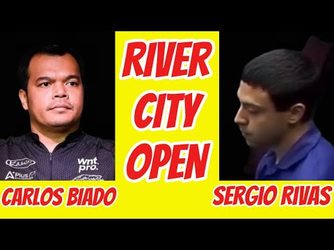 Видео: RIVER CITY OPEN 2025 - КАРЛОС БИАДО ПРОТИВ СЕРХИО РИВАС - Бильярд