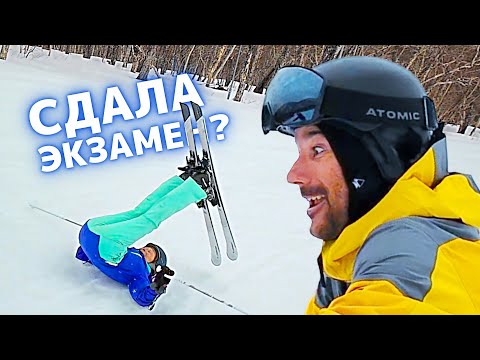 Видео: Родители сдают экзамен. Весенние семейные покатушки.