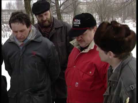 Видео: На могиле Аркадия Северного 12 апреля 1997 года