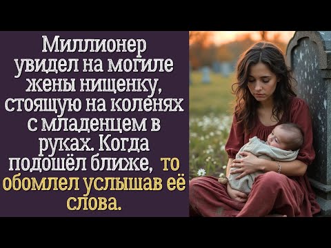 Видео: Миллионер заметил бедную женщину с ребёнком у могилы жены… Но её слова повергли его в шок!