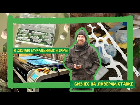 Видео: БИЗНЕС на лазерном станке, производство муравьиных ферм, обзор Фелуга v4  и гайд для новичка!!!