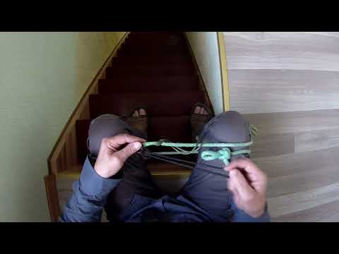 Видео: Туристические узлы для лагеря. плюс совершенная петля.срединный проводник.легко и просто.