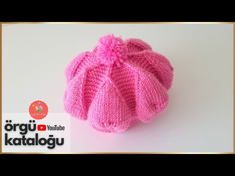 Видео: Узор для детской шапочки с листочками ✨️ Вязание для малышей ✨️ Узоры для детских шапок