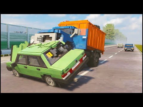Видео: АВАРИИ с ТРАФИКОМ в TearDown! Лоб В Лоб!