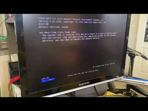 Видео: Сброс пароля на системном блоке HP ProDesk 400 G2