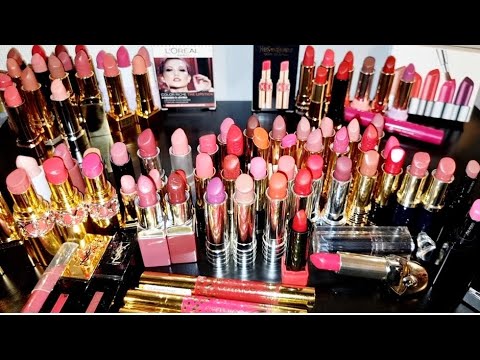 Видео: Инвентаризация косметики:ПОМАДЫ💄💄💄 Очень много💄💄💄