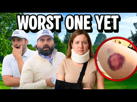 Видео: Его жену закидали мячом для гольфа | Моменты недели