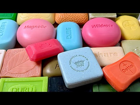 Видео: ASMR soap cutting 💙 Резка мыла АСМР