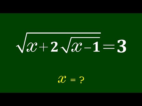 Видео: Хорошая задача по алгебре | Математическая олимпиада | Сможете ли вы найти x=?