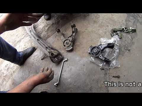 Видео: Меняем переднюю и заднюю подушки двигателя! Toyota Corona Premio