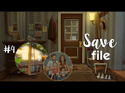 Видео: Неблагополучная семья и их дом || The Sims 4 longplay || Save file