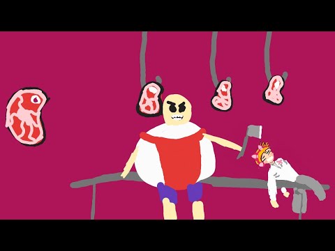 Видео: ПОБІГ ВІД М'ЯСНИКА!!!😨/RUNNING FROM THE BUTCHER!!!😨