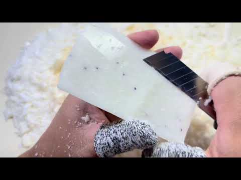 Видео: ASMR Soap cutting | Soap Carving|Резка мыла | ASMR