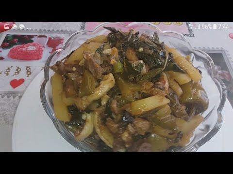 Видео: Корейская вкусняшка.ТЯЙМИТИКЕ С МЯСОМ.Жареные,соленые овощи..