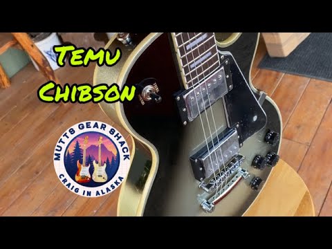 Видео: Обзор распаковки Temu Chibson Les Paul Custom Silverburst