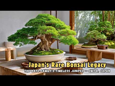 Видео: Редкий бонсай из Японии | Вечный можжевельник семьи Като в Омии