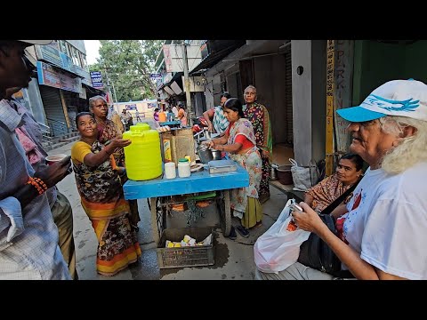Видео: Чай для бедных в день рождения Тины, дочки Shashi. Путтапарти. Индия.
