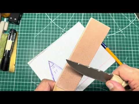 Видео: Правка ножа на коже какие есть тонкости и правило. 