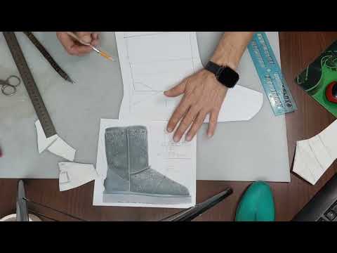 Видео: Полусапоги без молнии типа  " UGGI ". Часть 2.