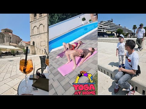 Видео: Влог#51🇭🇷Хорватия🏖Дикий пляж🌴Грилим🍢Утренняя йога🧘‍♀️Морской орган🎶Прогулка по старому городу Задар🏛