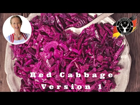 Видео: Настоящая немецкая красная капуста / Вариант 1 — Rotkohl ✪ MyGerman.Recipes