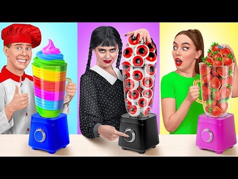 Видео: Кулинарный Челлендж: Уэнсдей Против Бабушки | Смешные Рецепты с Едой Friendly DO