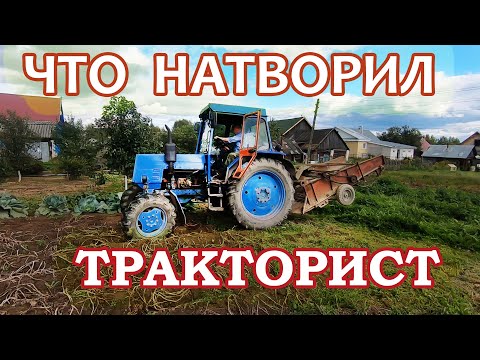 Видео: КАРТОФЕЛЕКОПАЛКА НА ТРАКТОР ЛТЗ 55