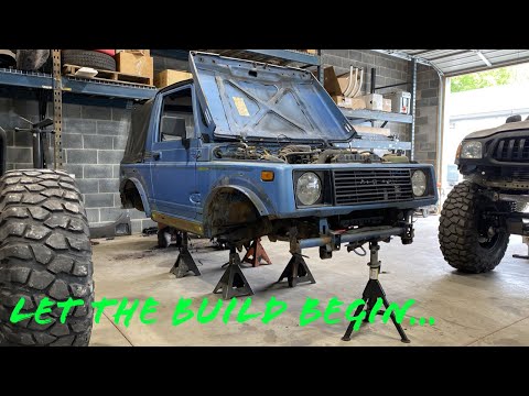 Видео: Начинается разборка бюджетной модели Suzuki Samurai