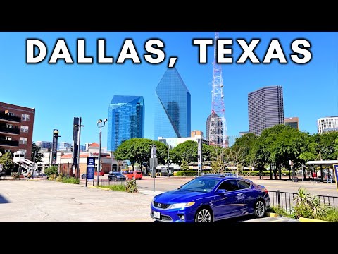 Видео: Жизнь в ДАЛЛАСЕ, ТЕКСАС, США - Пешеходная экскурсия по центру Далласа в 4K, лето 2024 года.