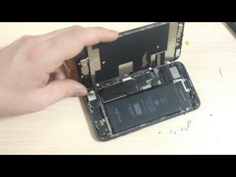 Видео: Замена Дисплей на Iphone 8