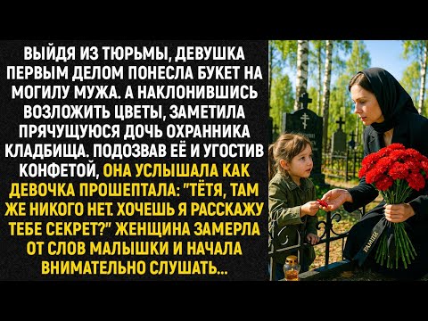 Видео: Выйдя из тюрьмы, девушка первым делом понесла букет на могилу мужа. А наклонившись возложить цветы