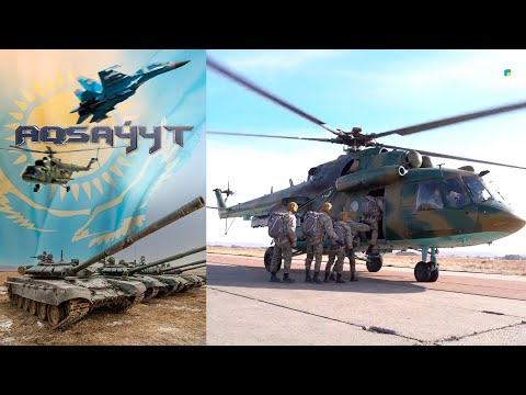 Видео: «Aqsaýyt» (Ақсауыт). 8404 ә/б ДШӘ әскери қызметшілердің парашютпен секірулерін пысықтау сәті