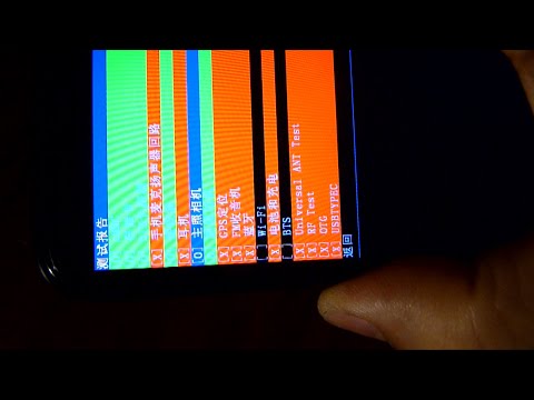 Видео: при включении телефона китайские иероглифы и полосы