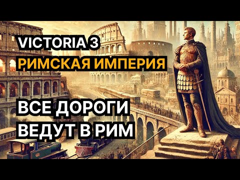 Видео: Все дороги ведут в Рим — Римская Империя в #victoria3 #spqr 1836-1936 (2/3)