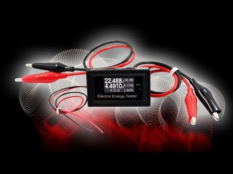 Видео: 6 в 1 Цифровой V-Wh-Ah-A-C*-t-метр с Aliexpress