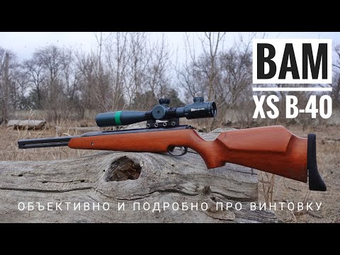 Видео: Пневматическая винтовка BAM B-40.
