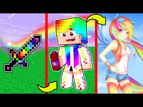 Видео: КАК МЕНЯЛАСЬ ДЕВУШКА РАДУЖНЫЙ МЕЧ И ЕЁ ЖИЗНЕННЫЙ ЦИКЛ МАЙНКРАФТ! ЭВОЛЮЦИЯ И ТРОЛЛИНГ MINECRAFT