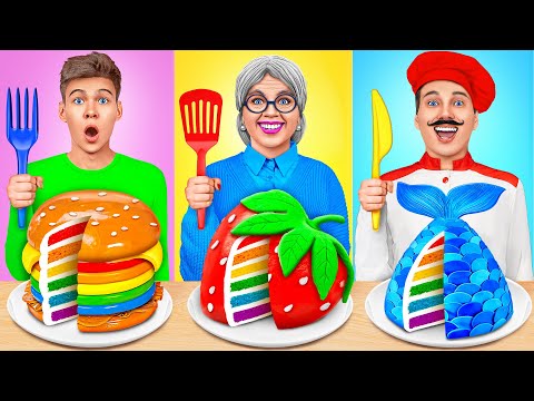 Видео: Кулинарный Челлендж: Я против Бабушки | Смешные Рецепты с Едой Mega DO Challenge