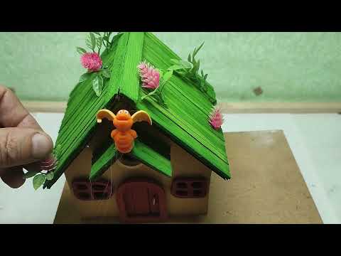 Видео: Осенние поделки из природных материалов. Домик на опушке.DIY. Autumn crafts from natural materials.