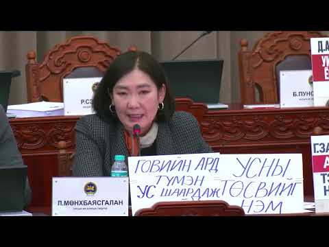 Видео: Л.Мөнхбаясгалан: Хоёрхон сайд танхимд байна бусад нь кнопоо тоолж яваа.