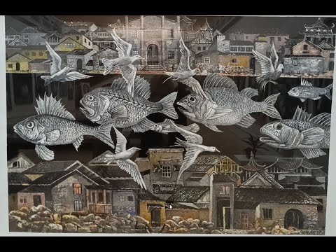 Видео: Потрясающая графика! Выставка Олег Яхнин Глаза его мира Союз художников Санкт Петербург ноябрь 2025