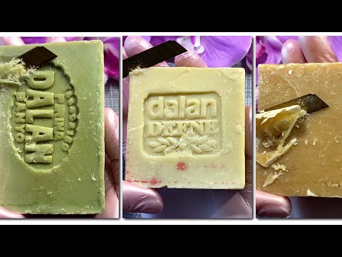 Видео: Dalan Antik, Dalan Defne, Havu manty suopa. ASMR SOAP, ASMR. Резка сухого мыла.