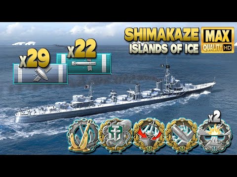 Видео: эсминец Shimakaze: Прямо посредине - World of Warships