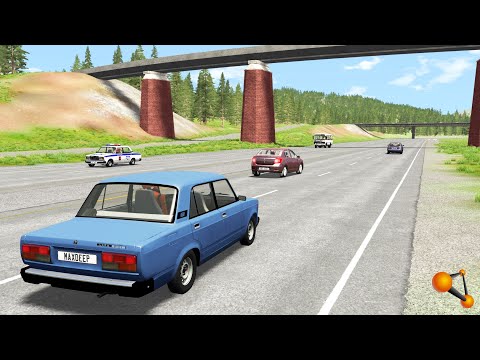 Видео: ДОРОГА ЖИЗНИ! ЗДЕСЬ НИКОГДА НЕ БЫЛО АВАРИЙ | BeamNG.drive