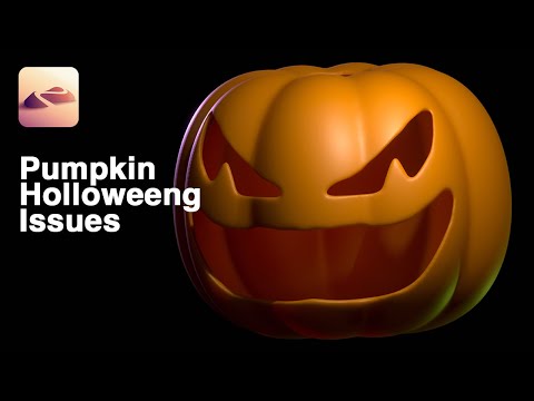 Видео: Вырезание 3D-тыквы в Nomad Sculpt | Резьба по дереву