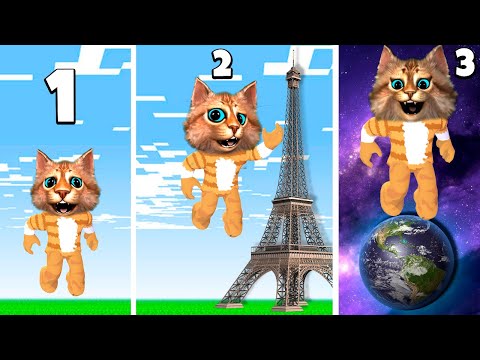 Видео: РОБЛОКС НО КАЖДУЮ СЕКУНДУ Я ПРЫГАЮ ВЫШЕ Roblox but every second you get +1 Jump Power Весёлый Кот