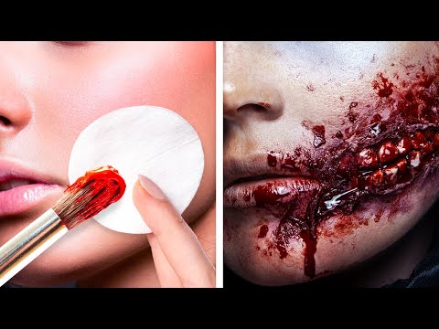 Видео: ГОТОВИМСЯ К ВЕЧЕРИНКЕ НА ХЭЛЛОУИН || КРУТЫЕ ИДЕИ МАКИЯЖА